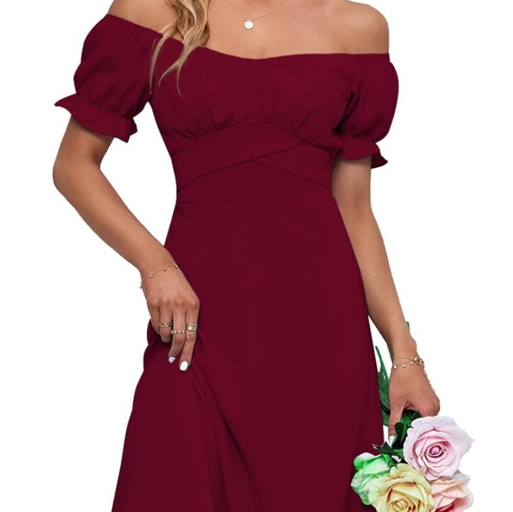 NWOT Off the Shoulder Cocktail Dress